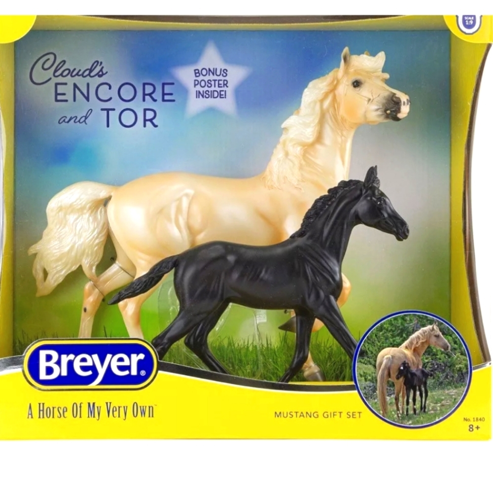 Breyer Horse New Encore And Tor Mustang Gift Set NIB